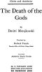 [Gutenberg 46492] • The Death of the Gods / (Christ and Antichrist, 1 of 3)